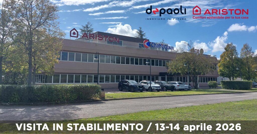 Viaggio Ariston in stabilimento a Osimo – dal 13 al 14 aprile 2026