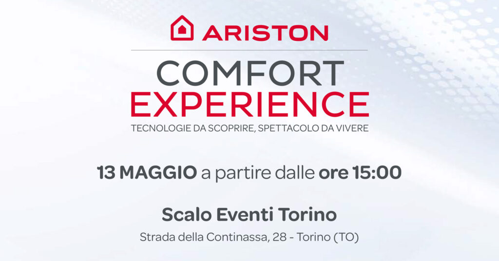 COMFORT EXPERIENCE ARISTON 2026 – 13 maggio 2026